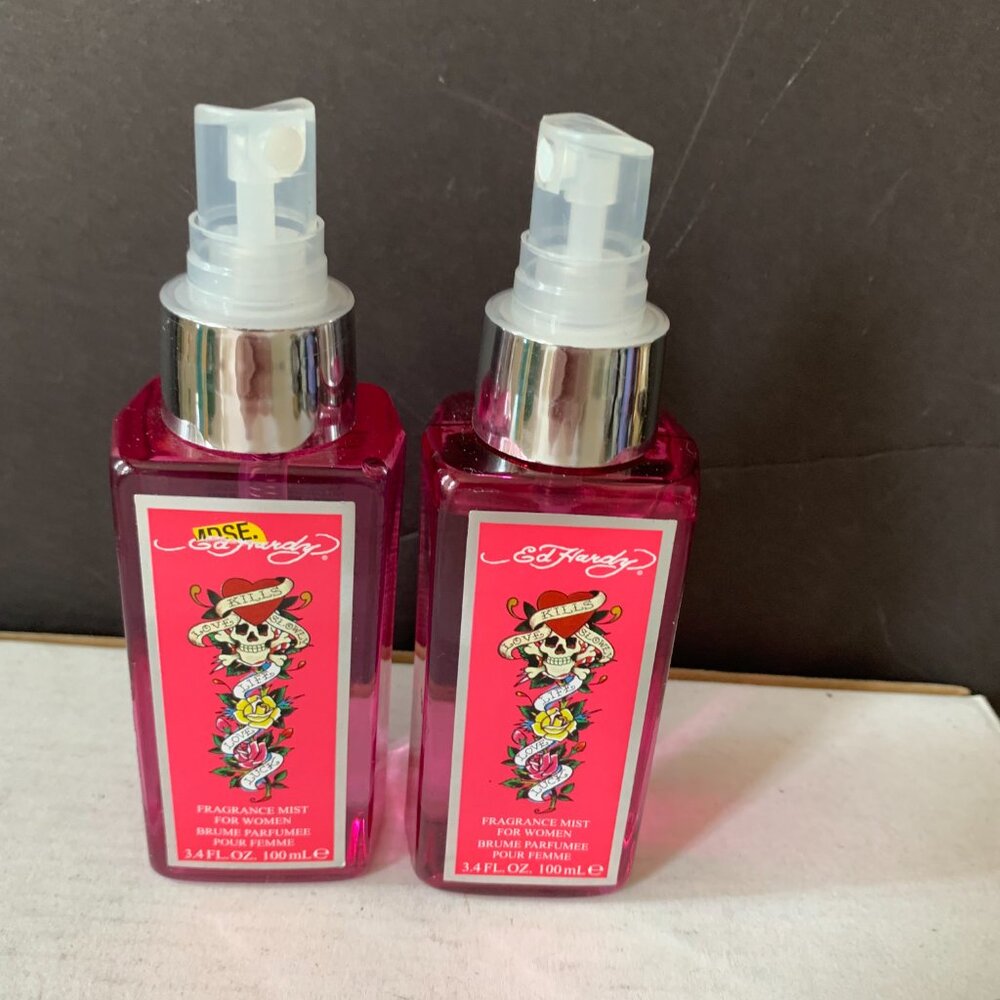 Ed Hardy Love Kills Slowly Fine Fragrance Body Mist Spray for Women  3.4oz  100m